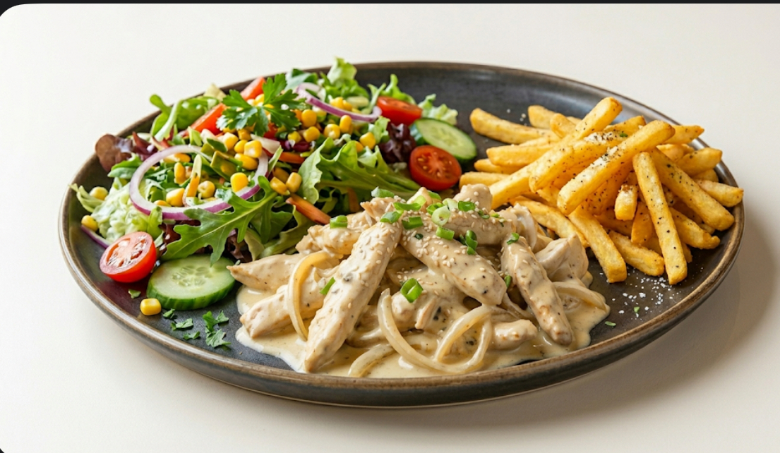 Kremalı Chicken